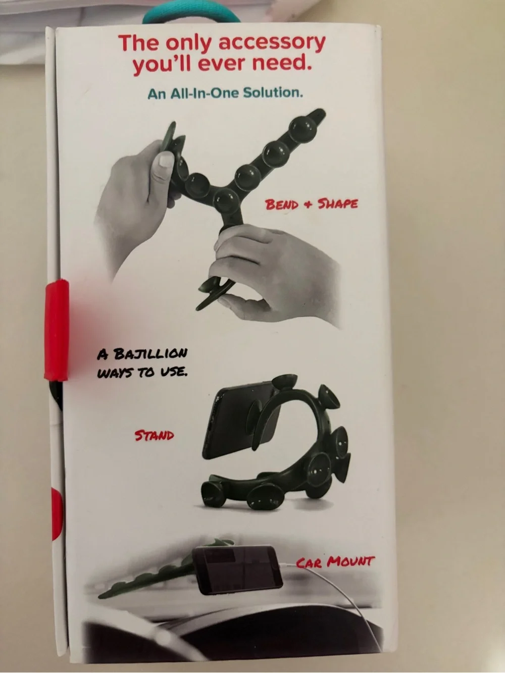 360° Bendable Suction Mount – Green